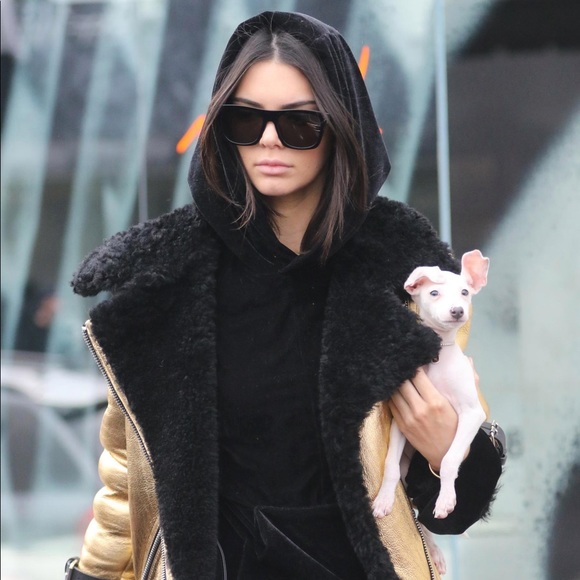 House of Sunny Velour Black Hoodie Kendall Jenner - Picture 3 of 10